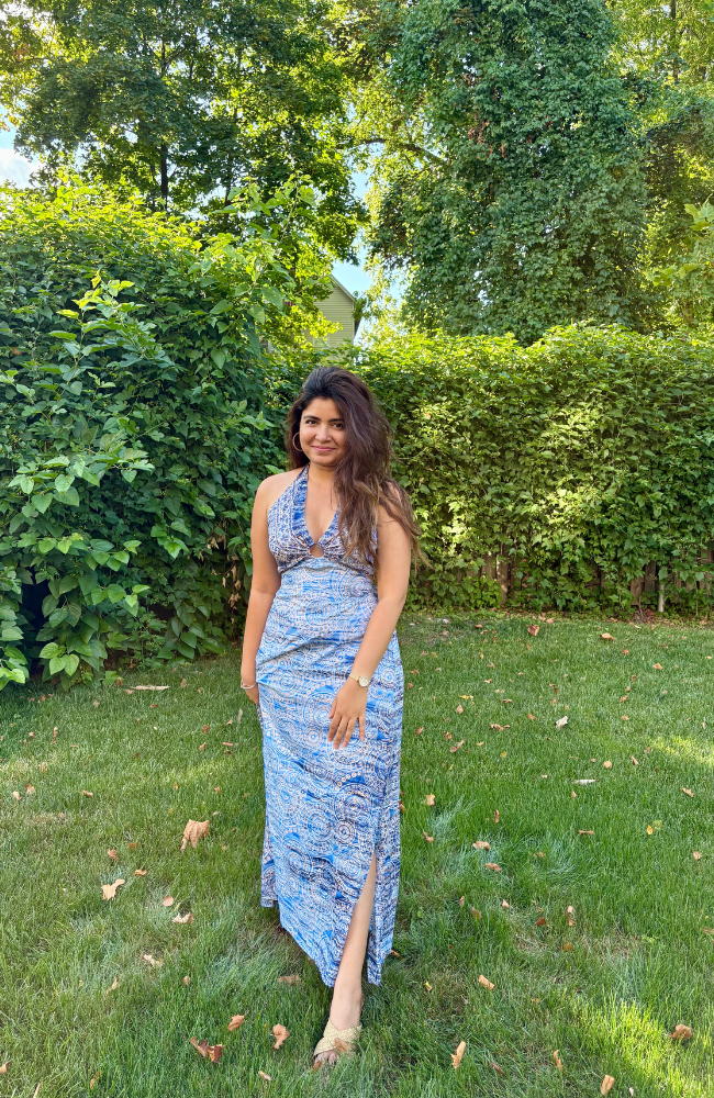 OCEAN BLUE RING DRESS