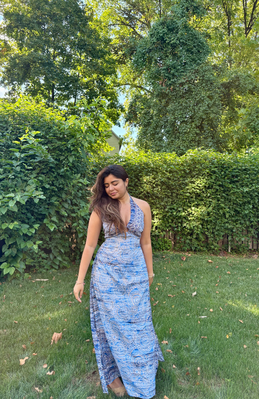 OCEAN BLUE RING DRESS