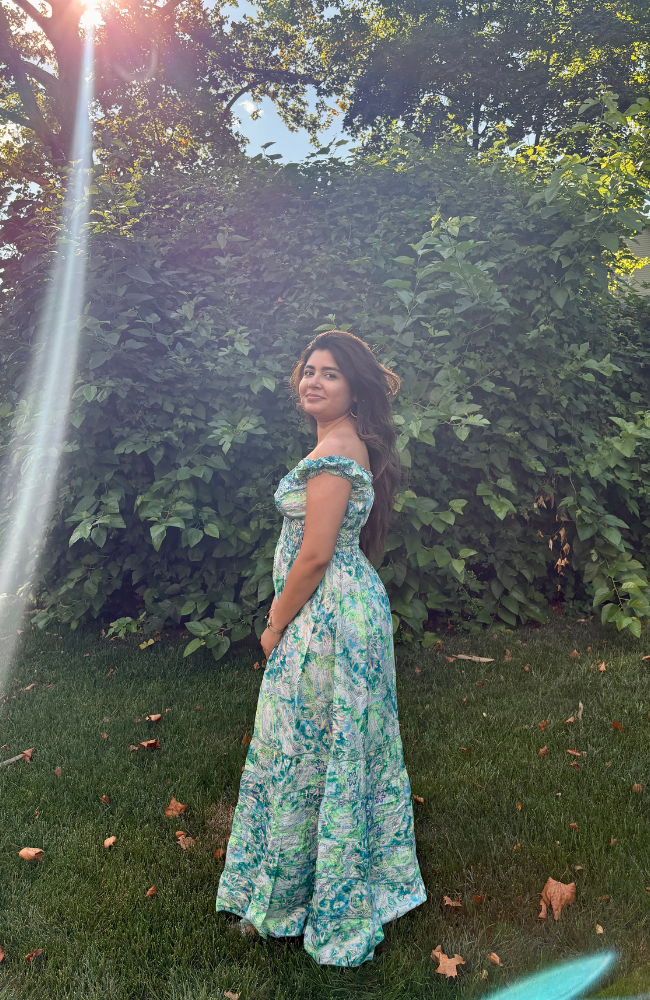 AQUA BLOOM DRESS