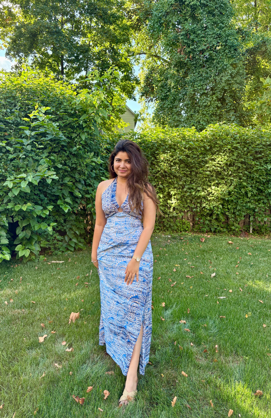 OCEAN BLUE RING DRESS