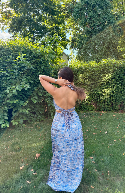 OCEAN BLUE RING DRESS