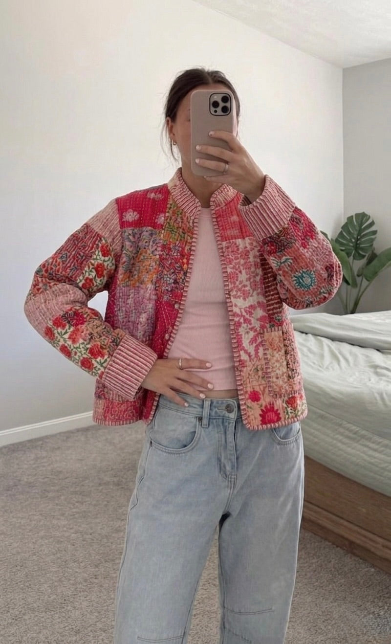 The Rosette Kantha Jacket